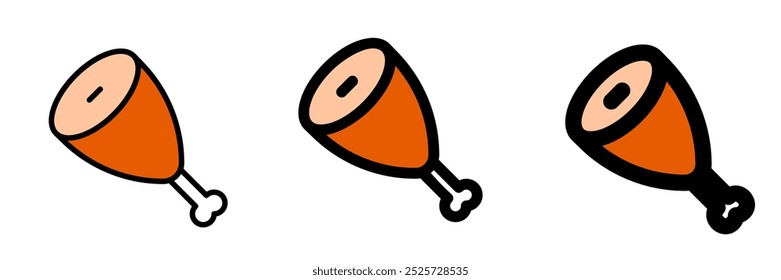 Editable meat vector icon. Part of a big icon set family. Perfect for web and app interfaces, presentations, infographics, etc