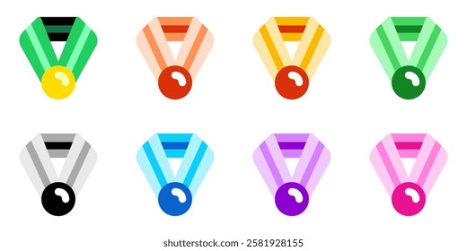 Editable medal vector icon. Sports, awards, champion. Part of a big icon set family. Perfect for web and app interfaces, presentations, infographics, etc