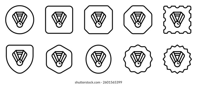 Editable medal vector icon. Sports, awards, champion. Part of a big icon set family. Perfect for web and app interfaces, presentations, infographics, etc