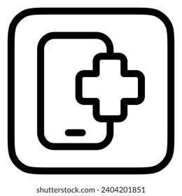 Editable medical app vector icon. Part of a big icon set family. Perfect for web and app interfaces, presentations, infographics, etc