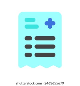 Editable medical prescription vector icon. Part of a big icon set family. Perfect for web and app interfaces, presentations, infographics, etc