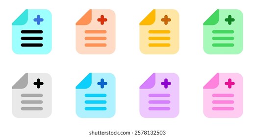 Editable medical record vector icon. Part of a big icon set family. Perfect for web and app interfaces, presentations, infographics, etc