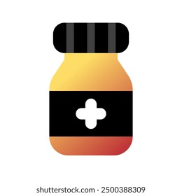 Editable medicine bottle supplement vector icon. Part of a big icon set family. Perfect for web and app interfaces, presentations, infographics, etc