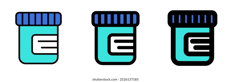 Ícone de vetor de cap de medicamento editável. Parte de uma grande família de conjuntos de ícones. Perfeito para interfaces web e app, apresentações, infográficos, etc