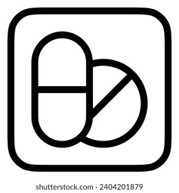 Editable medicine vector icon. Part of a big icon set family. Perfect for web and app interfaces, presentations, infographics, etc