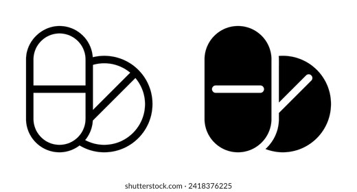 Bearbeitbare Medizin Vektorsymbol. Teil einer großen Icon-Set-Familie. Perfekt für Web- und App-Schnittstellen, Präsentationen, Infografiken usw.