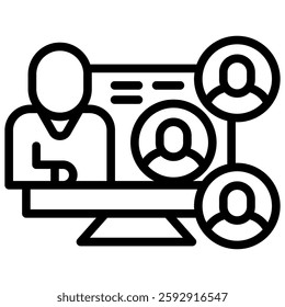Editable mentorship, star, team, success and teamwork icons set arranged separately on flat vector illustration with transparent background. Perfect pixel size. 64x64