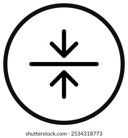 Editable middle center alignment vector icon. Part of a big icon set family. Perfect for web and app interfaces, presentations, infographics, etc