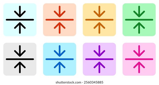 Editable middle center alignment vector icon. Part of a big icon set family. Perfect for web and app interfaces, presentations, infographics, etc