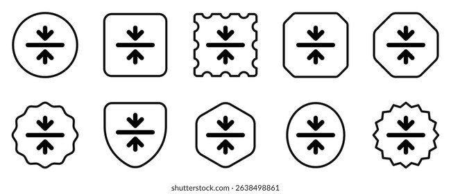 Editable middle center alignment vector icon. Part of a big icon set family. Perfect for web and app interfaces, presentations, infographics, etc