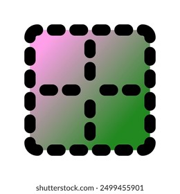 Editable middle center border vector icon. Part of a big icon set family. Perfect for web and app interfaces, presentations, infographics, etc