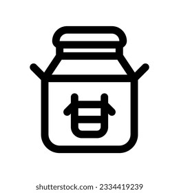 Editable milk can vector icon. Diary, farm, drink, beverage. Part of a big icon set family. Perfect for web and app interfaces, presentations, infographics, etc