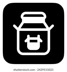 Editable milk can vector icon. Diary, farm, drink, beverage. Part of a big icon set family. Perfect for web and app interfaces, presentations, infographics, etc