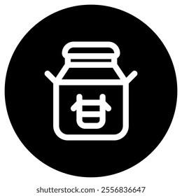 Editable milk can vector icon. Diary, farm, drink, beverage. Part of a big icon set family. Perfect for web and app interfaces, presentations, infographics, etc