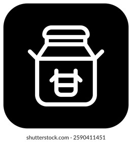Editable milk can vector icon. Diary, farm, drink, beverage. Part of a big icon set family. Perfect for web and app interfaces, presentations, infographics, etc