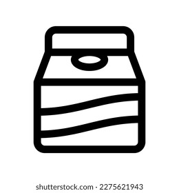 Editable milk carton vector icon. Part of a big icon set family. Perfect for web and app interfaces, presentations, infographics, etc