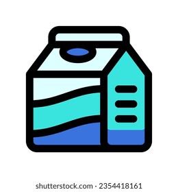 Editable milk carton vector icon. Part of a big icon set family. Perfect for web and app interfaces, presentations, infographics, etc