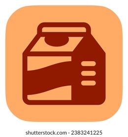 Editable milk carton vector icon. Part of a big icon set family. Perfect for web and app interfaces, presentations, infographics, etc