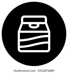Editable milk carton vector icon. Part of a big icon set family. Perfect for web and app interfaces, presentations, infographics, etc