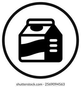 Editable milk carton vector icon. Part of a big icon set family. Perfect for web and app interfaces, presentations, infographics, etc