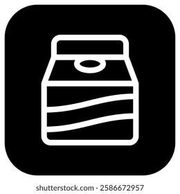 Editable milk carton vector icon. Part of a big icon set family. Perfect for web and app interfaces, presentations, infographics, etc