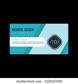 Editable minimal banner template. Colorful social media post, Facebook banner. Sale promotion, Web banner, Voucher. Ads for social media mobile apps 