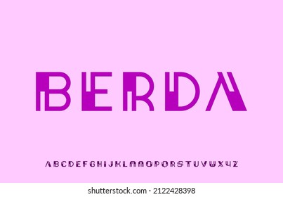 editable minimal modern unique alphabet capital letter logo design