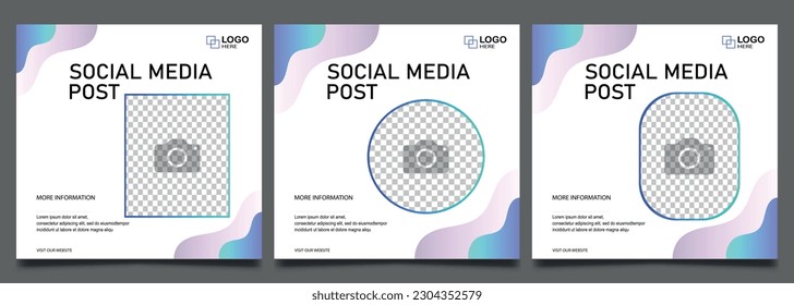 editable minimal social media post design. headline, seminar magazine for agency, company, startup advertisement. marketing social media post design.