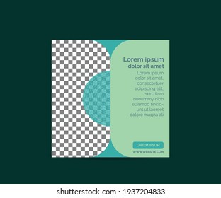 Editable minimal square banner template. background-color with stripe line shape. Suitable for social media posts and web internet ads. Vector illustration