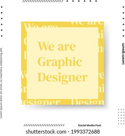 Editable minimal square banner template. abstract modern different color gradient styles on the background. Suitable for social media posts and web internet ads. Vector illustration with photo collage
