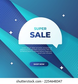 Editable minimal square banner template. Blue background color with stripe line shape. Suitable for social media post and web internet ads. Vector illustration with photo college