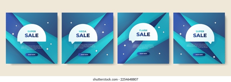 Editable minimal square banner template. Blue background color with stripe line shape. Suitable for social media post and web internet ads. Vector illustration with photo college