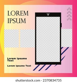 Editable minimal square banner template. Social media post templates.Suitable for Sale Banner, Post, Ads Advertising, Promotion Product, Business, Company, Fashion, School, Travel. Web Ads banner.