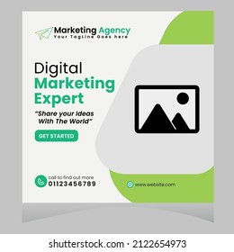 Editable minimal square banner template.Black and yellow background color with stripe line shape