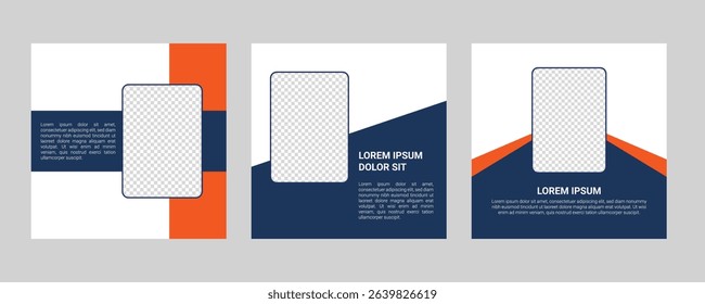 Editable minimal square banner templates for modern social media posts and web ads. Vector-based, photo-friendly, and fully customizable. Clean, elegant, and ready to boost your brand. Social platform