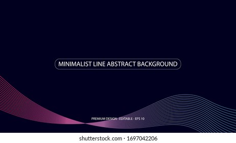 REDATIERBARER MINIMALISTISCHER VIOLETT ABSTRAKTER LINIENHINTERGRUND