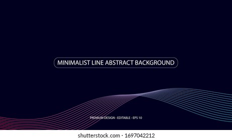 EDITABLE MINIMALIST PURPLE VIOLET ABSTRACT LINE BACKGROUND