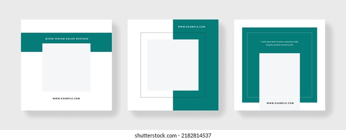 Editable mobile social media layouts, minimalist square web banner templates, graphic design for business purpose, corporate adverts for digital marketing, set of multipurpose universal backgrounds