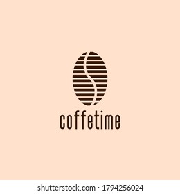 editable modern coffe logo for your cafe,shop,etc