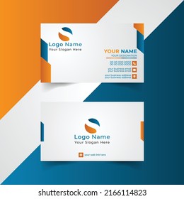 Editable modern creative and corporate business card template for print