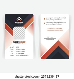 Editable Modern Identity Card Template