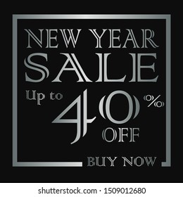 Editable modern minimal square banner templates. Modern promotion square new year sale discount web banner for social media.