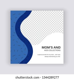Editable modern Social Media banner Template. Anyone can use This Design Easily. Promotional web banner for social media. Elegant sale and discount promo - Vector.