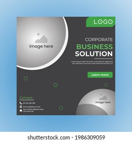 Editable modern Social Media banner Template, Suitable for social media post and web internet ads