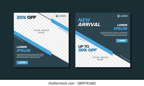 Editable Modern Social Media Post Banner Template 