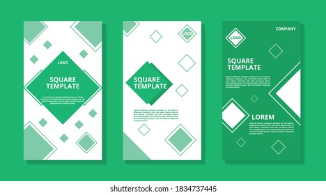 Editable Modern Social Media Template for stories, background, vector illustration.