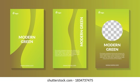 Editable Modern Social Media Template for stories, background, vector illustration.