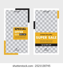 Editable modern social media template for sale