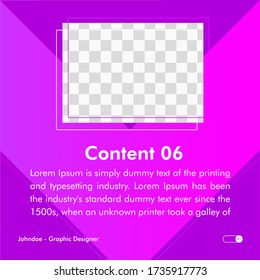 Editable Modern Square Banner for Microblog Post Design Template. Also You Can Use for Promotion, Event and Card Social Media Template