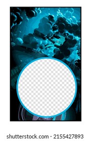Editable modern technology template for social media. Promo template. Social media banner, vector.